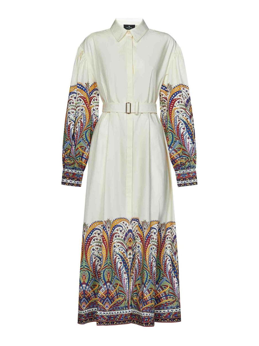 Etro Maxi Robe - Blanc