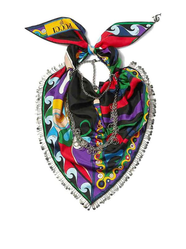 Emilio Pucci Écharpe - Noir