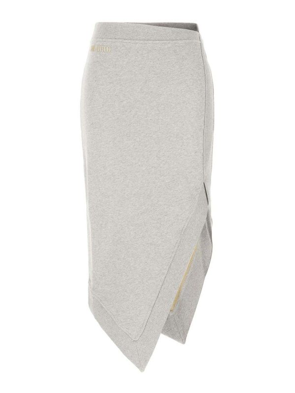 The Attico Jupe Midi - Gris
