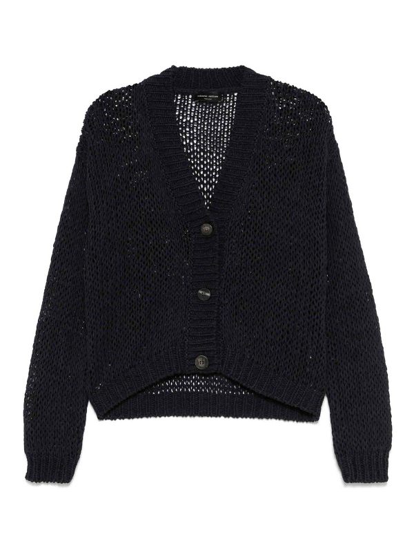 Roberto Collina Cardigan - Bleu Foncé