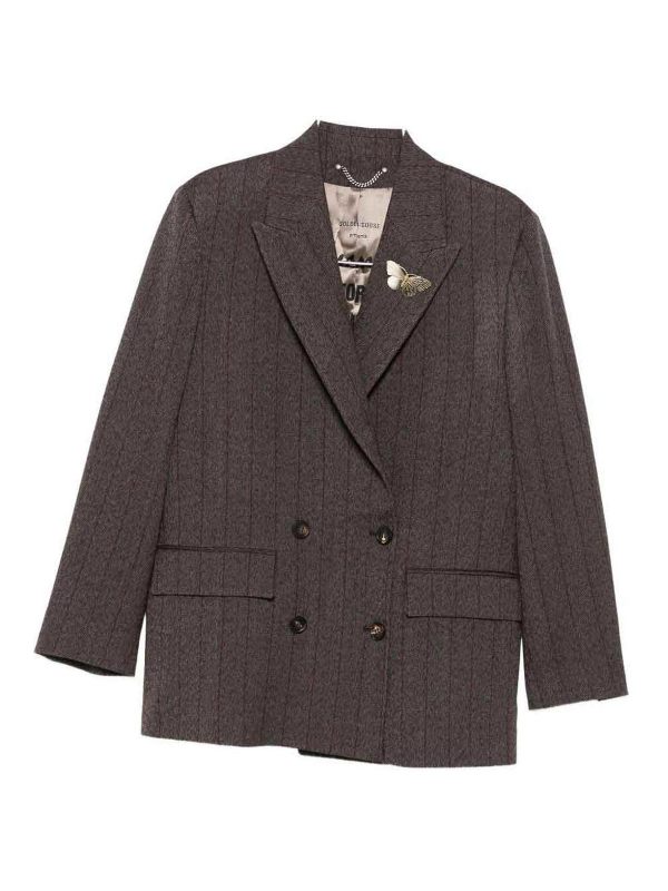 Golden Goose Veste Casual - Marron