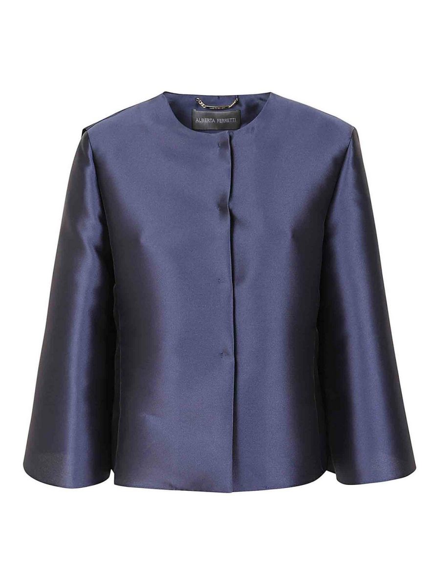 Alberta Ferretti Blazer Couturier - Bleu
