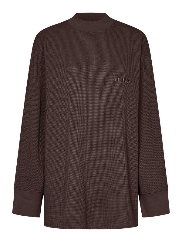 The Attico T-Shirt - Marron