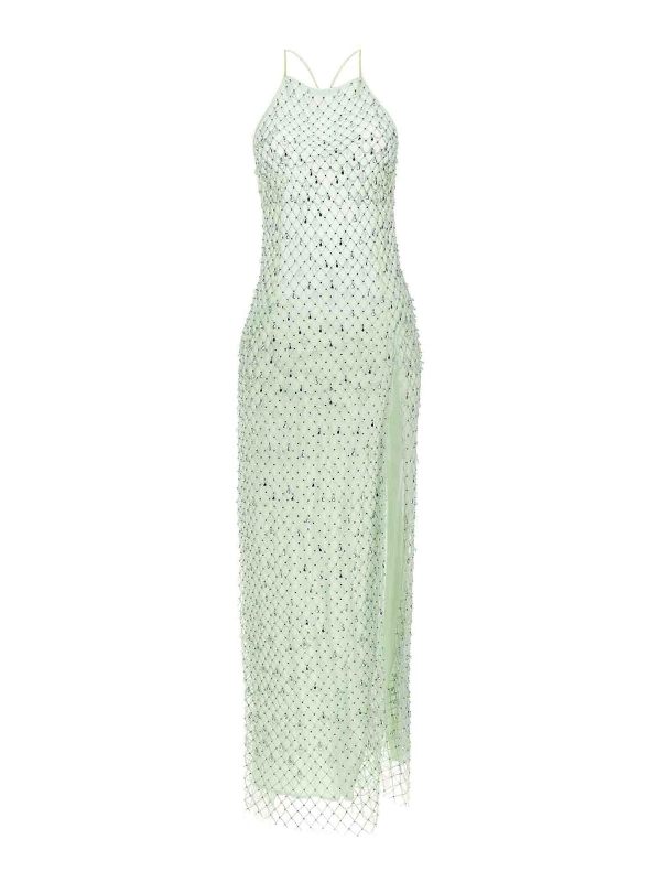 Elisabetta Franchi Robe Au Genou - Vert