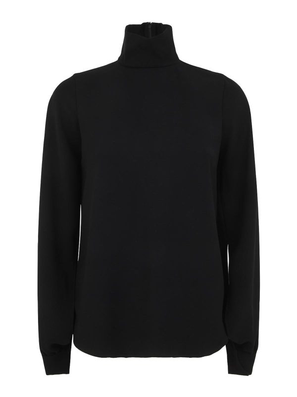 N°21 Pull Col Roulé - Noir