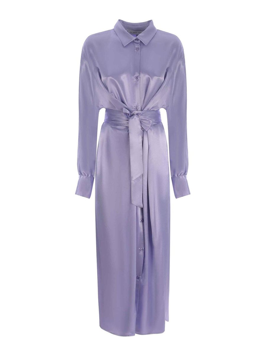 Manuel Ritz Maxi Robe - Violet Clair