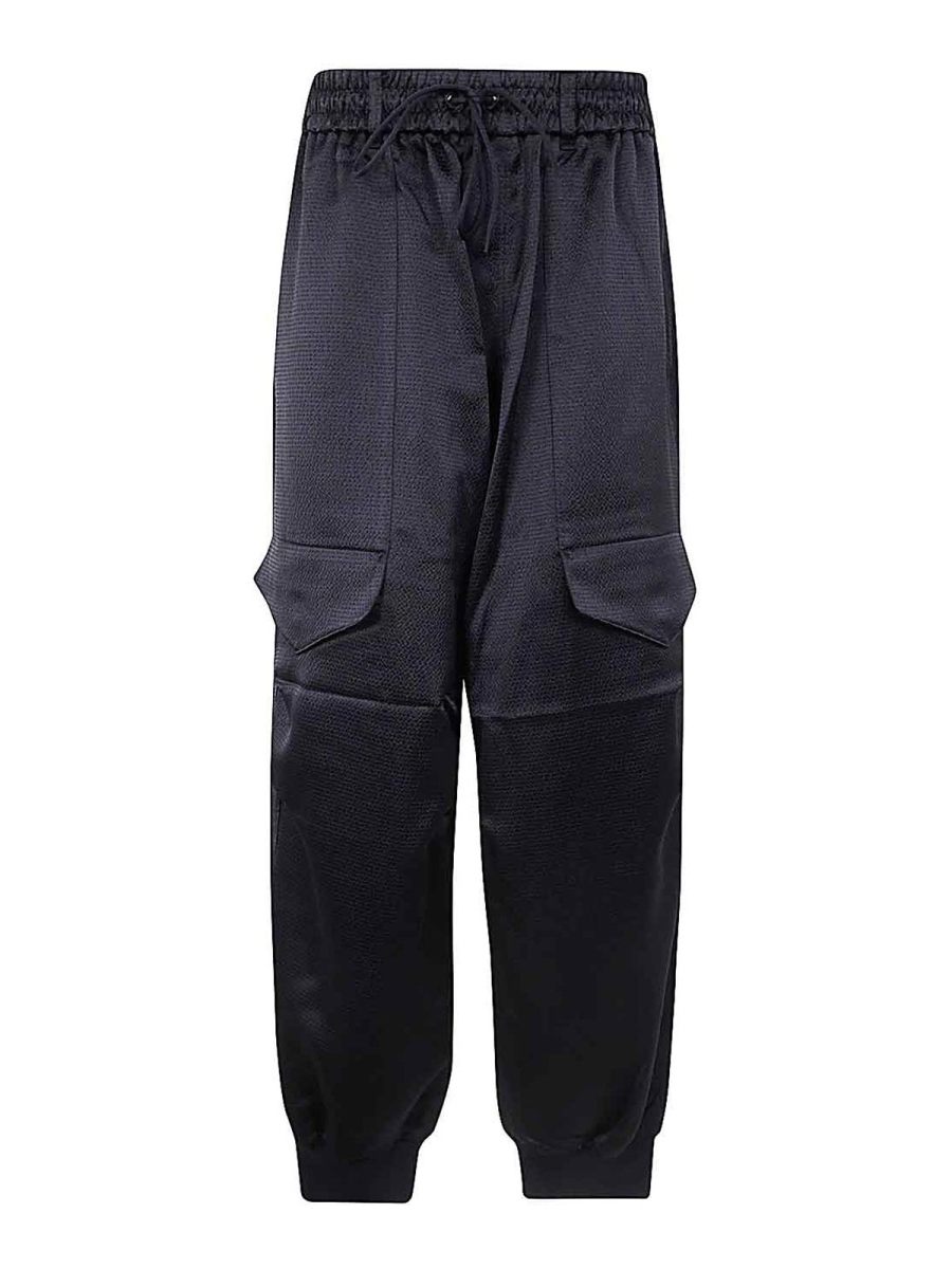 Yohji Yamamoto Pantalons Décontractés - Noir