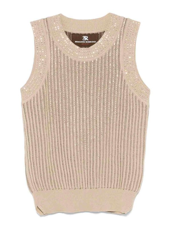 Ermanno Scervino Top - Bleu