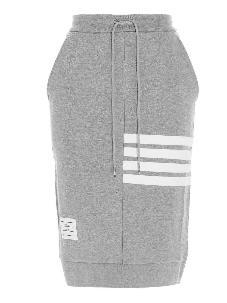 Thom Browne Jupe Midi - 4 Bar