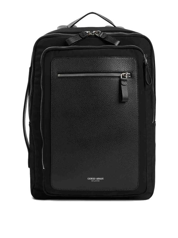 Giorgio Armani Sac À Dos - Noir