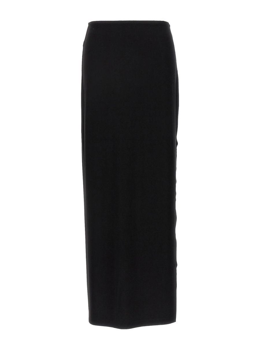 Norma Kamali Jupe Midi - Noir