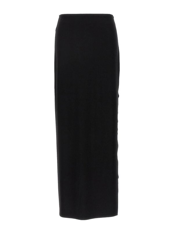 Norma Kamali Jupe Midi - Noir