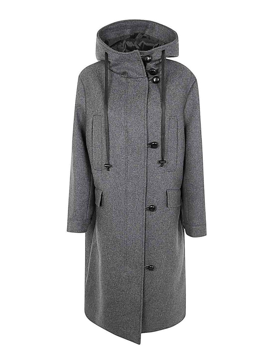 Semicouture Manteau Court - Gris