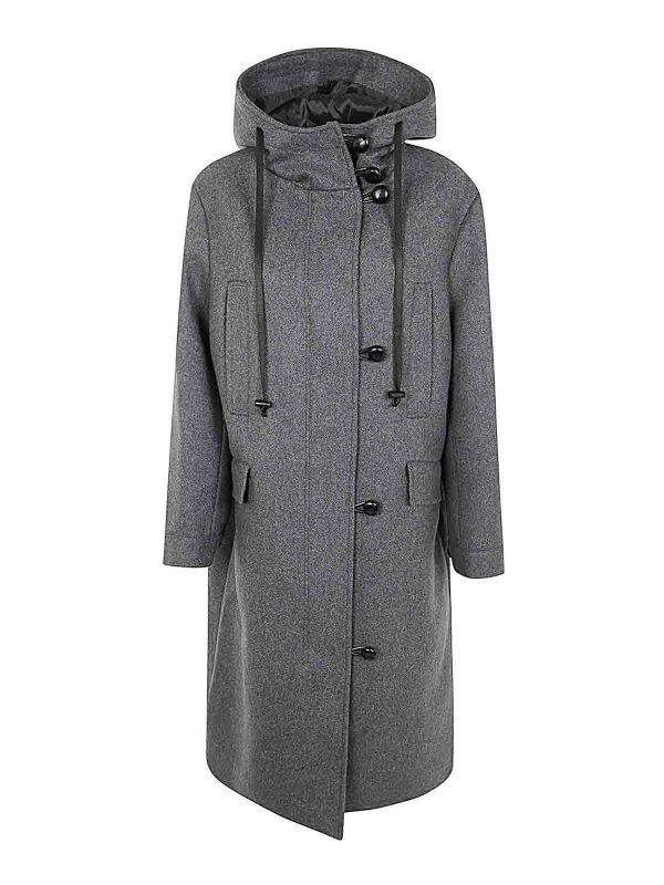 Semicouture Manteau Court - Gris