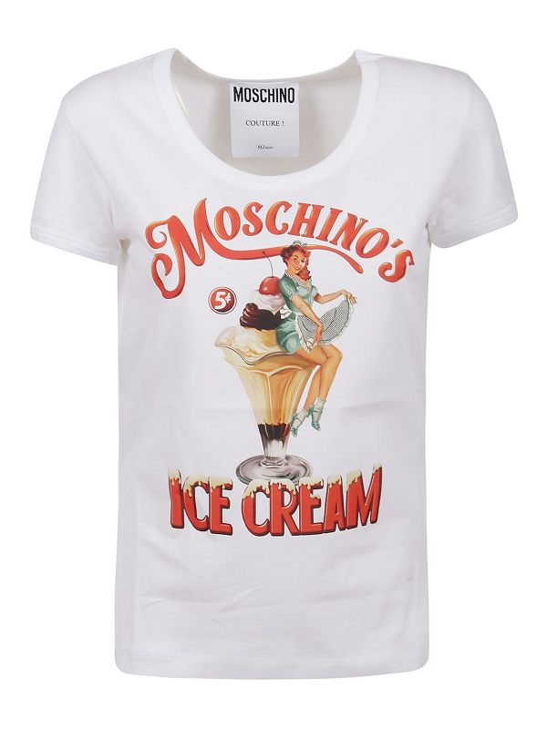 Moschino T-Shirt - Blanc