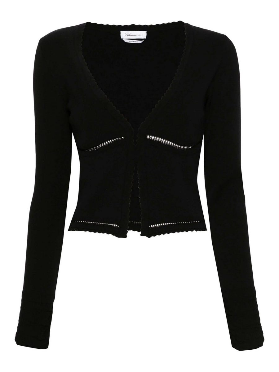 Blumarine Pull Col Bateau - Noir