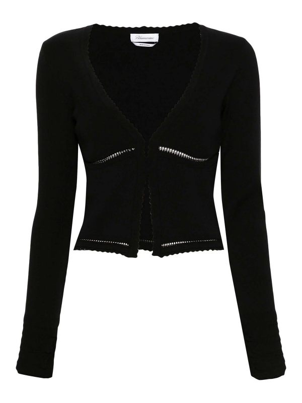 Blumarine Pull Col Bateau - Noir
