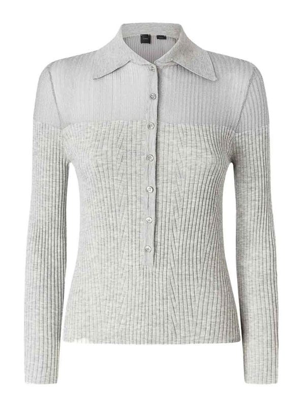Pinko Pull Col Rond - Gris