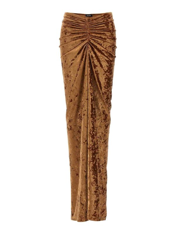 Atlein Jupe Midi - Marron