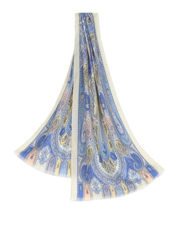 Etro Écharpe - Bleu