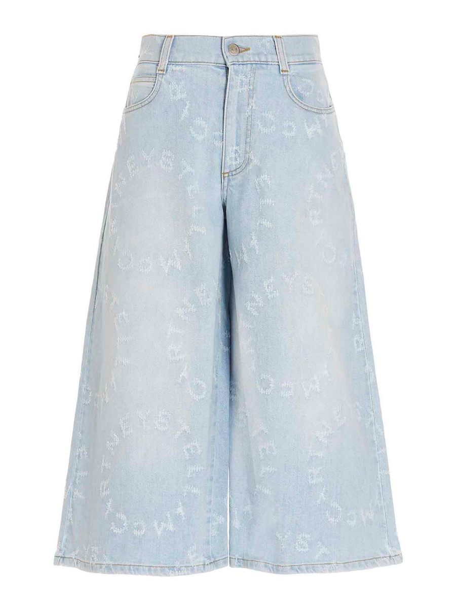Stella Mccartney Jean Droit - Bleu Clair
