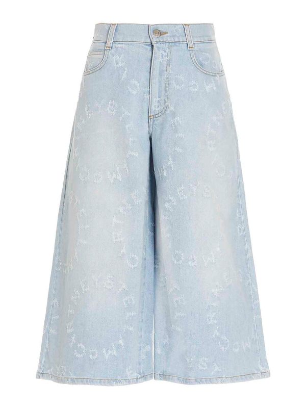 Stella Mccartney Jean Droit - Bleu Clair
