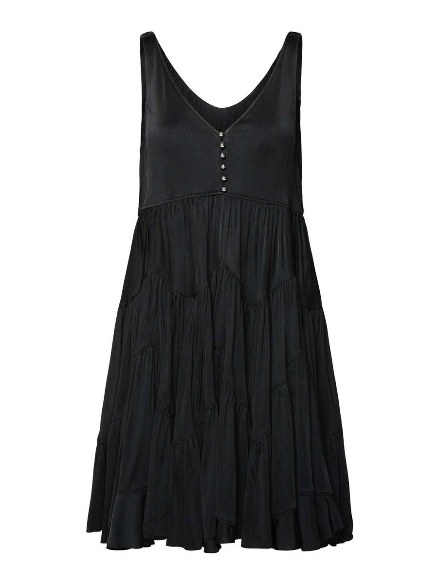 Lanvin Robe Au Genou - Noir