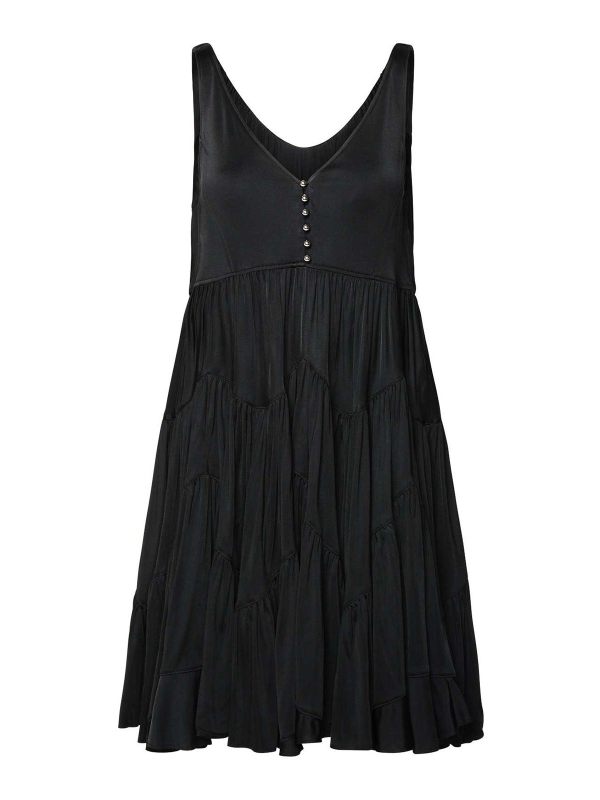 Lanvin Robe Au Genou - Noir