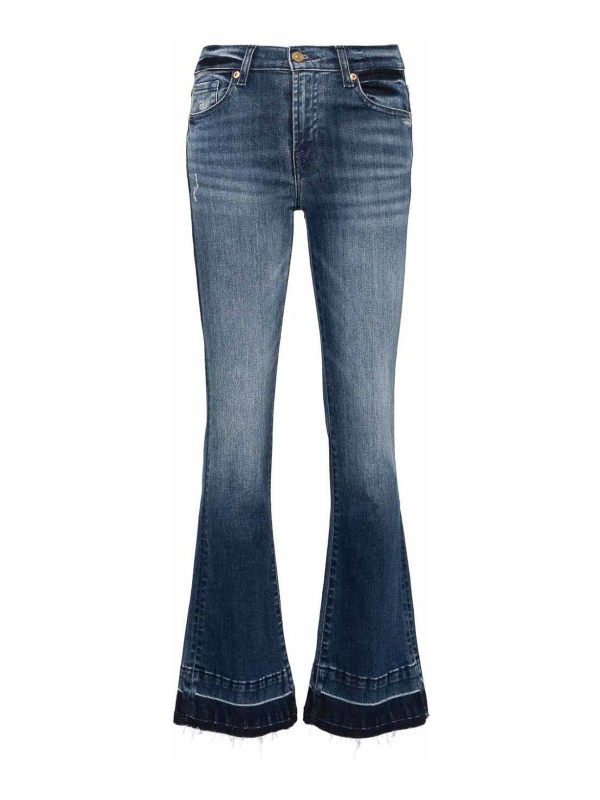 7 For All Mankind Jean Bootcut - Bleu