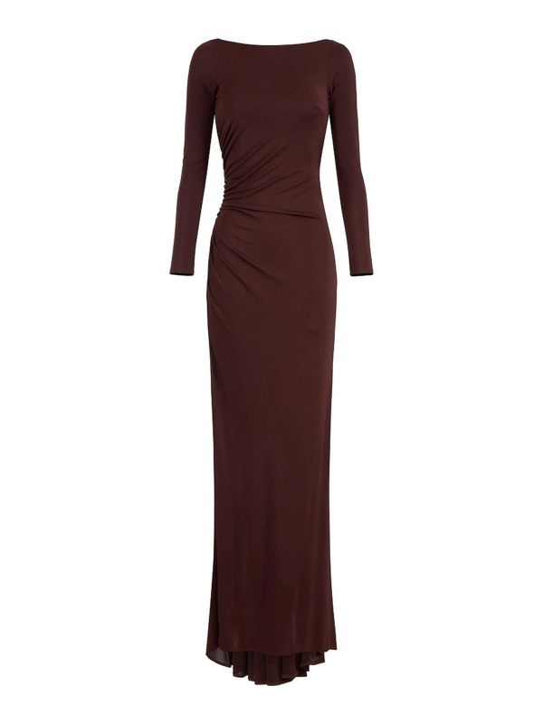 Elisabetta Franchi Robe Au Genou - Rouge