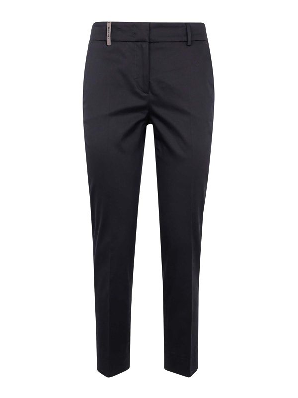 Peserico Pantalons Décontractés - Noir
