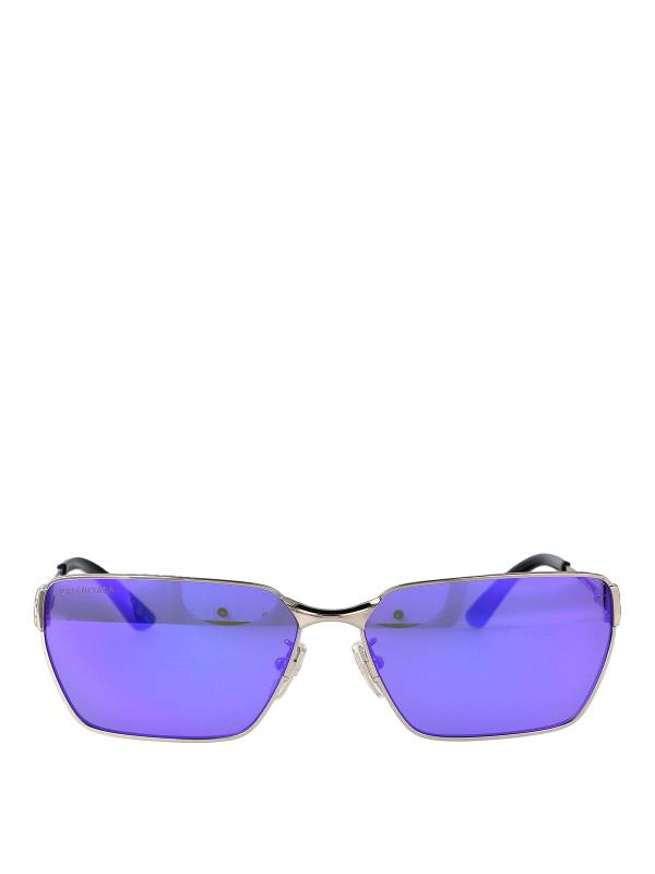Balenciaga Lunettes De Soleil - Argent