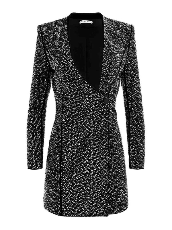 Alice+Olivia Robe Courte - Noir