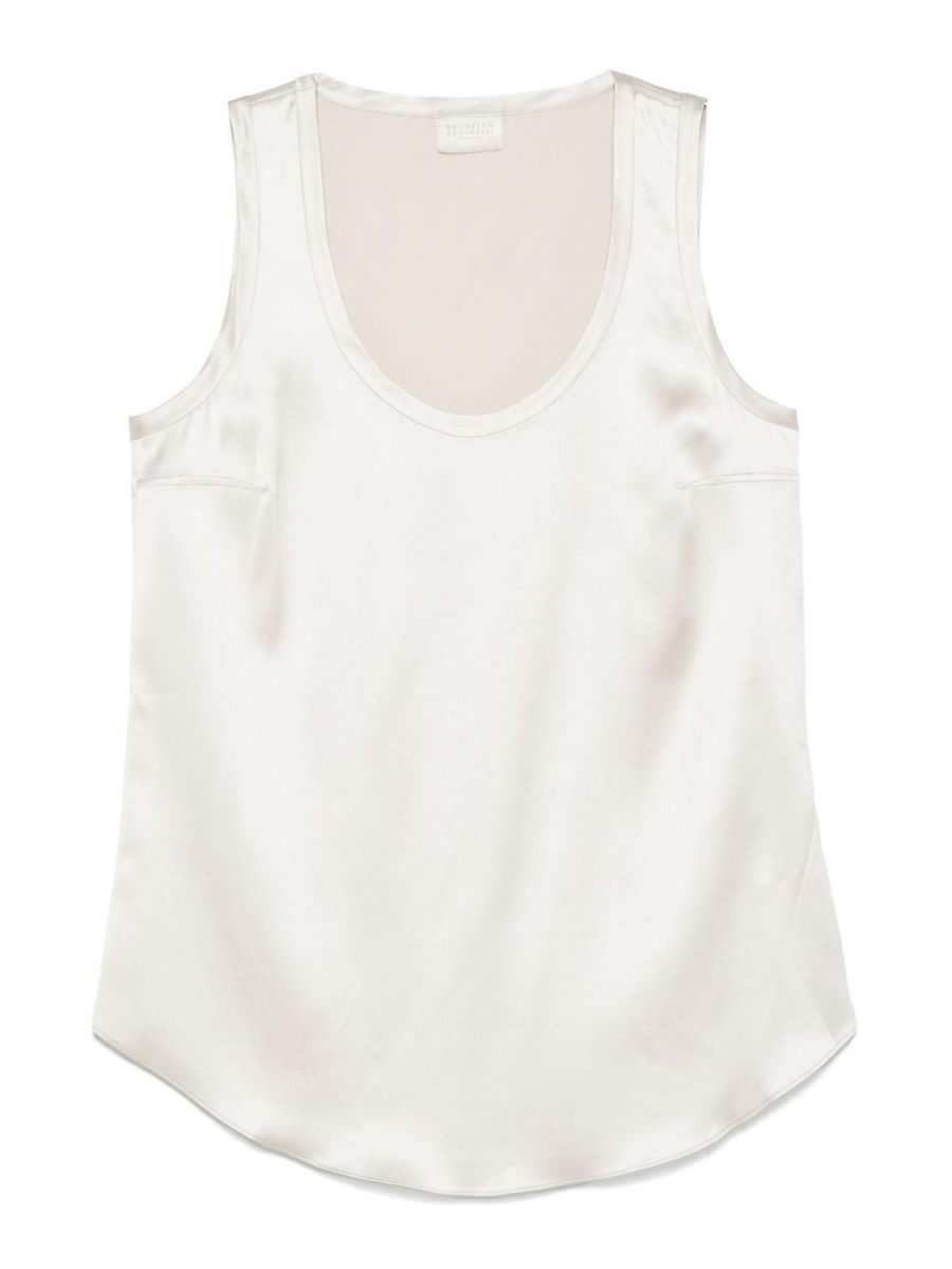 Brunello Cucinelli Top - Gris