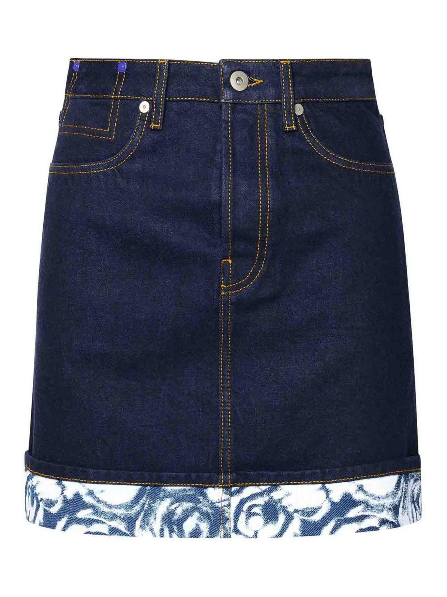 Burberry Mini Jupe - Bleu