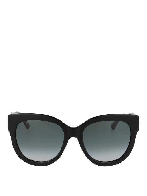 Jimmy Choo Lunettes De Soleil - Noir