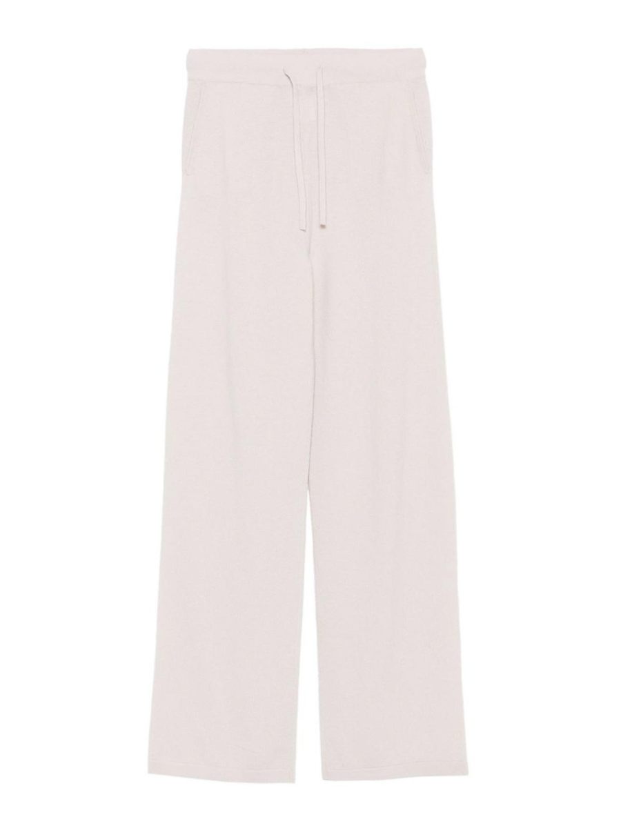 Alpha Studio Pantalons Décontractés - Blanc