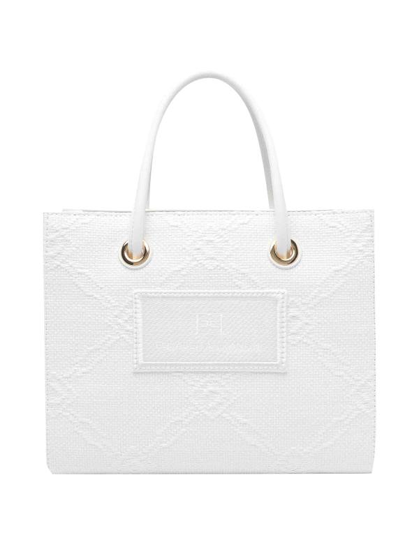 Elisabetta Franchi Sac Cabas - Blanc