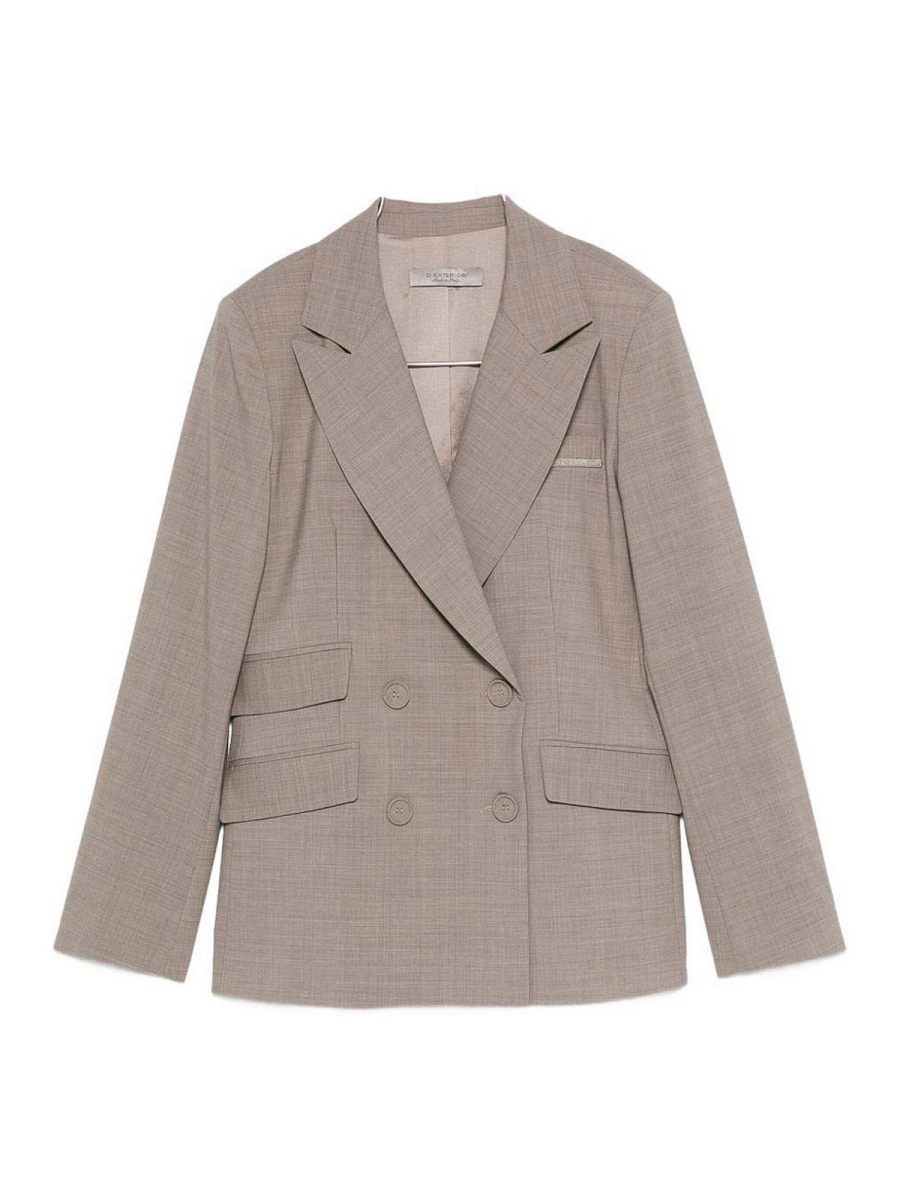 D. Exterior Blazer - Marron