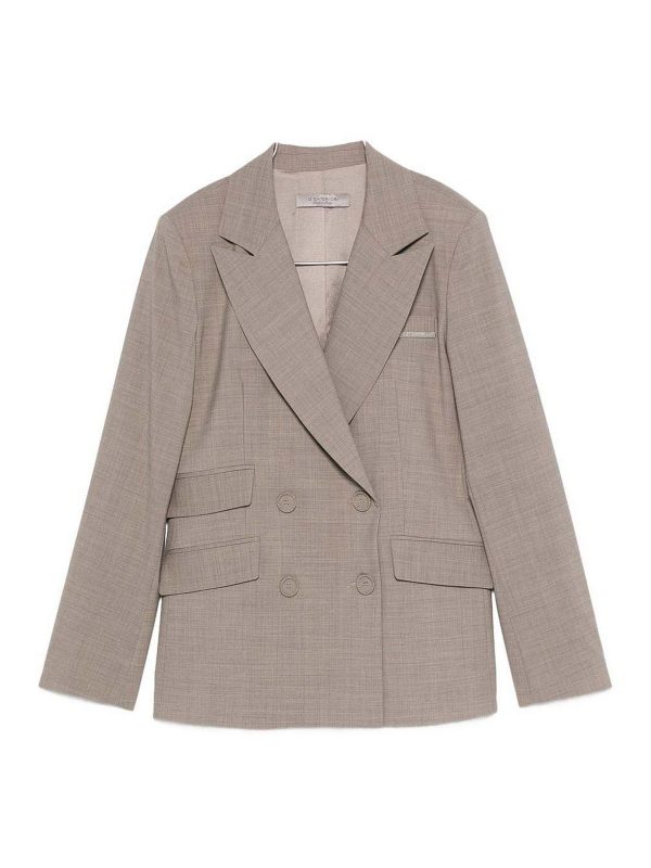 D. Exterior Blazer - Marron