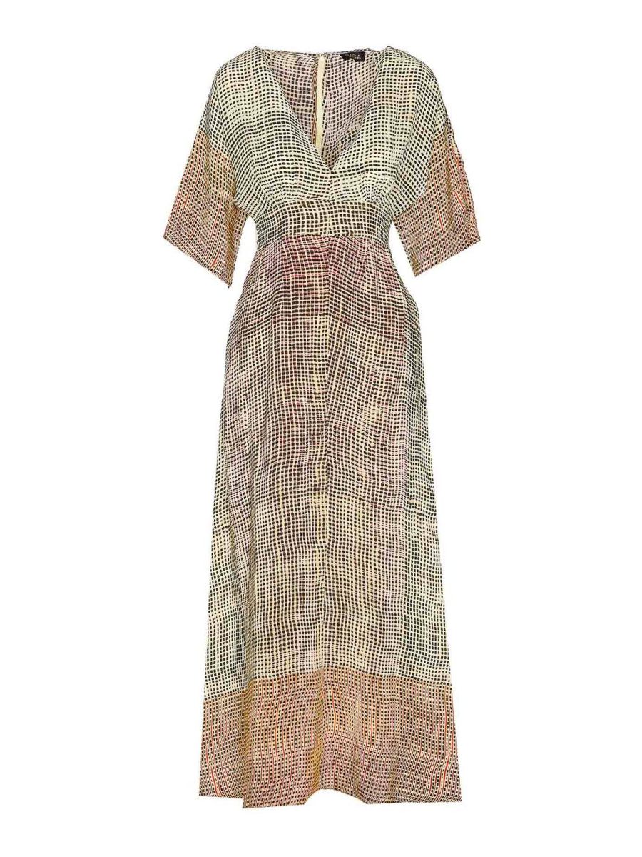 Yavi Robe Au Genou - Multicolore
