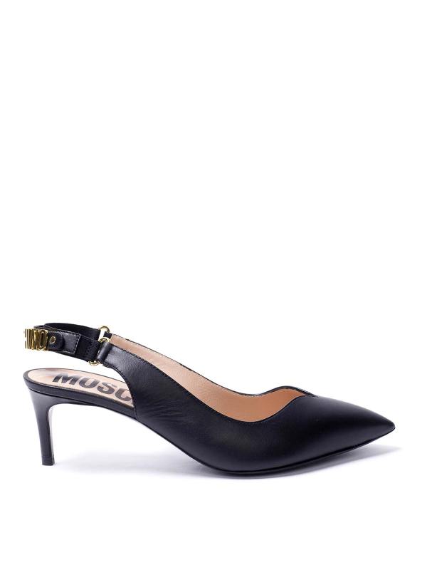 Moschino Chaussures À Talon - Noir