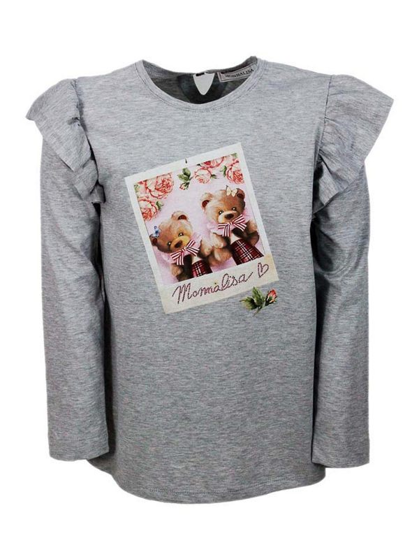 Monnalisa T-Shirt - Gris