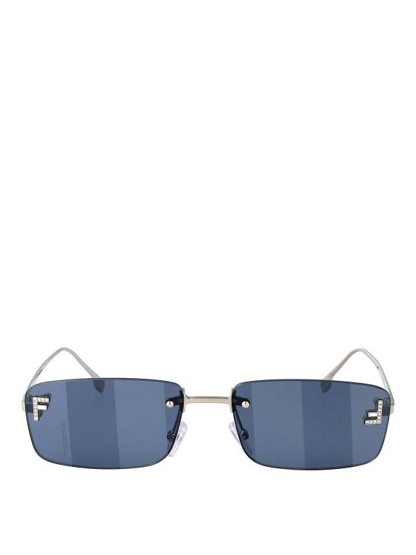 Fendi Lunettes De Soleil - Bleu