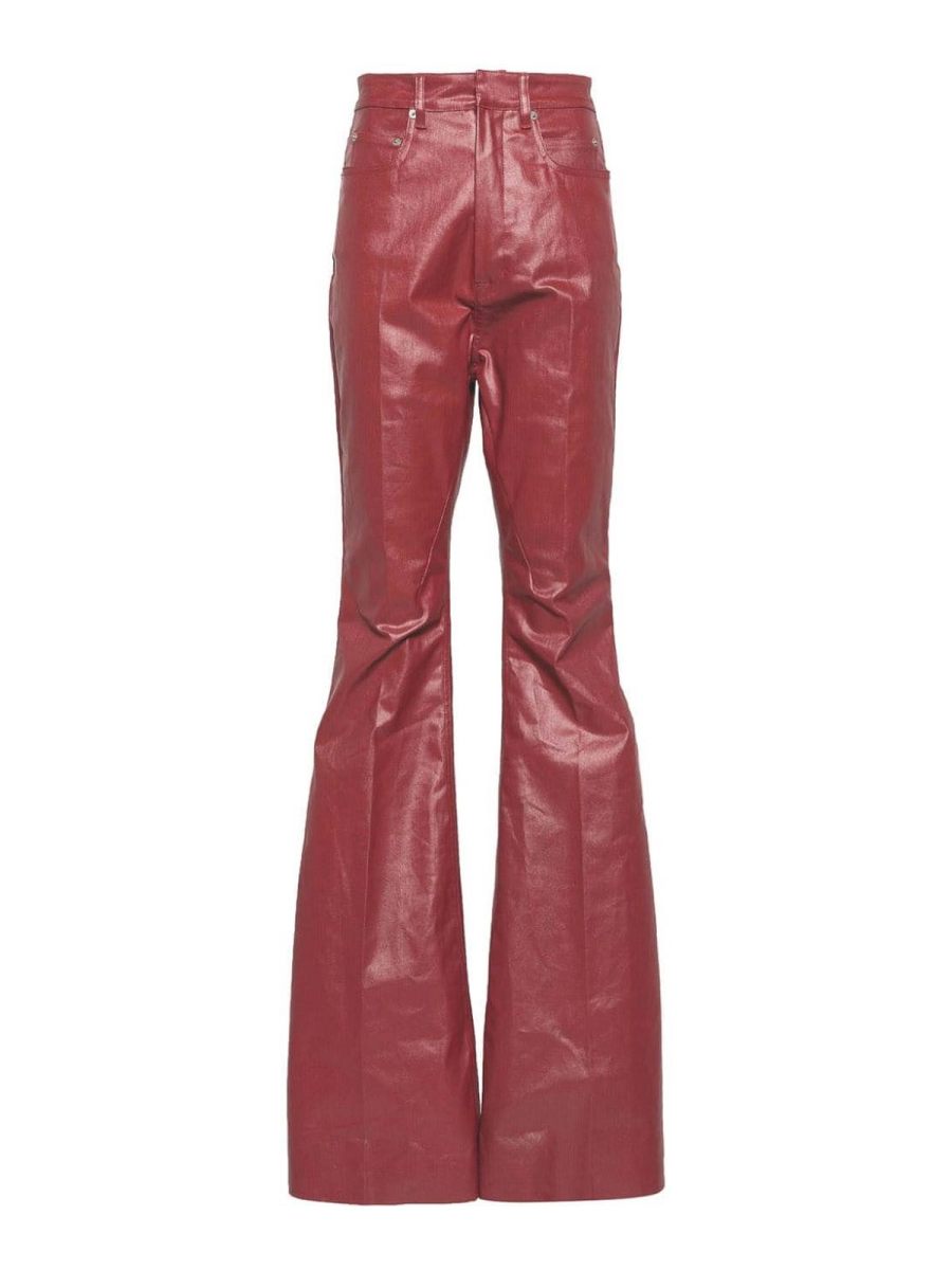 Rick Owens Jean Droit - Rouge