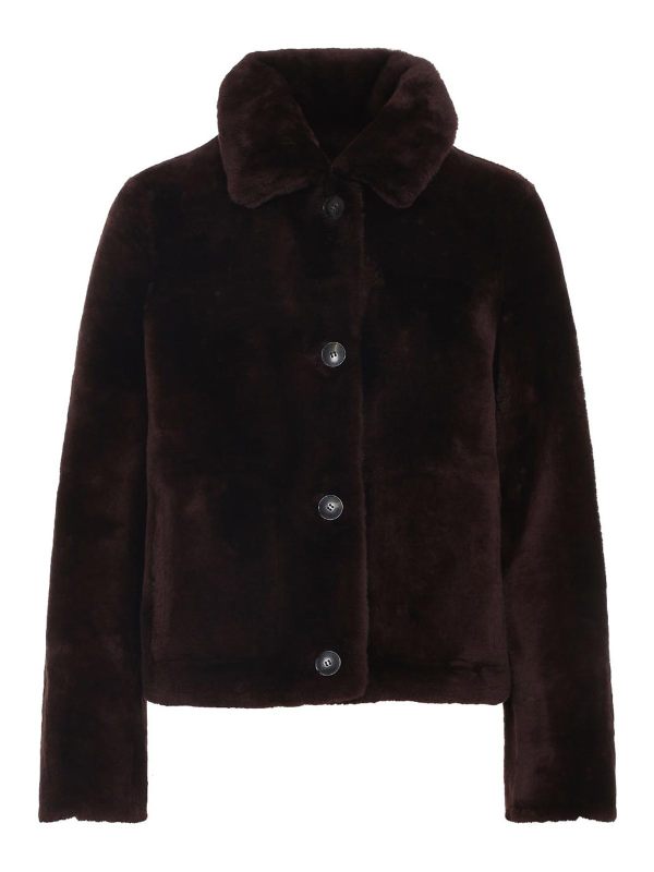 Yves Salomon Veste Casual - Vert Foncé