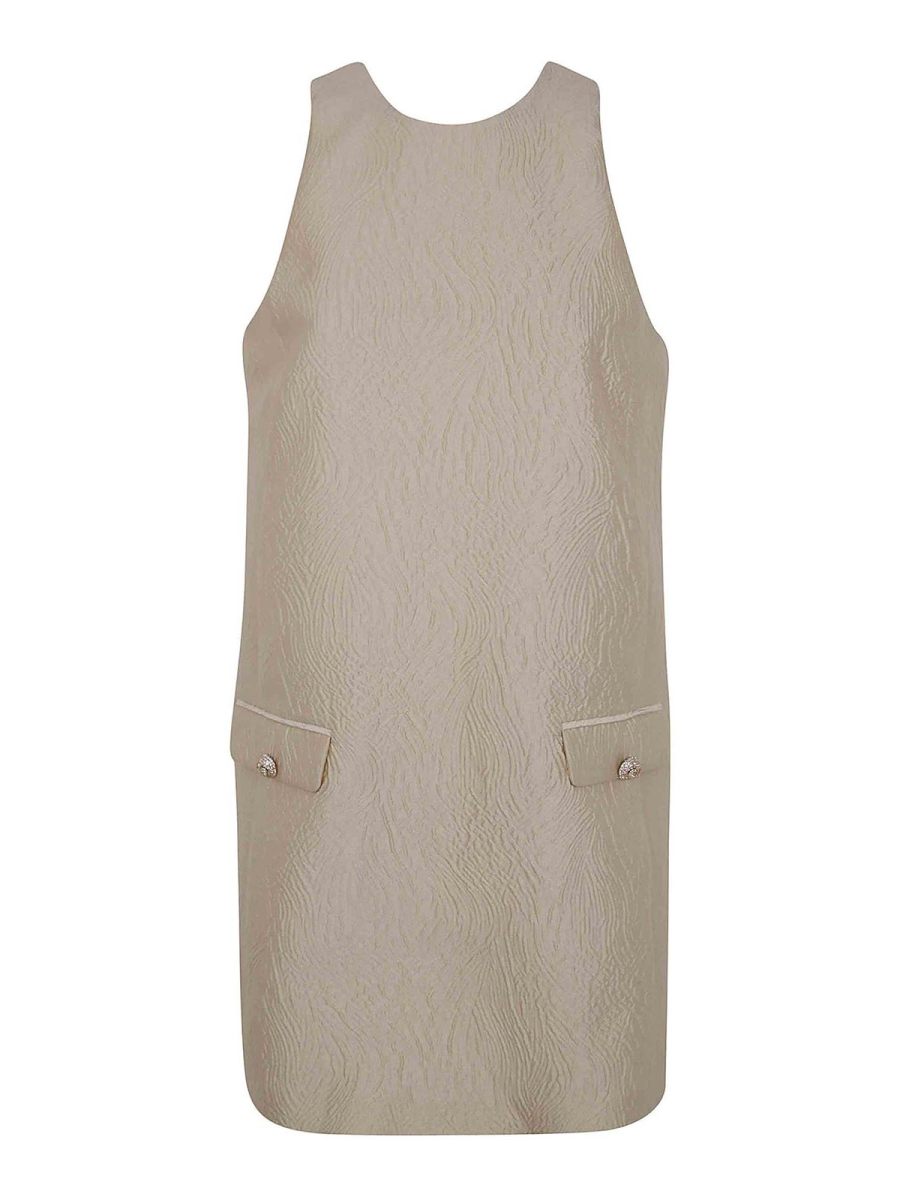 Twinset Robe Courte - Argent