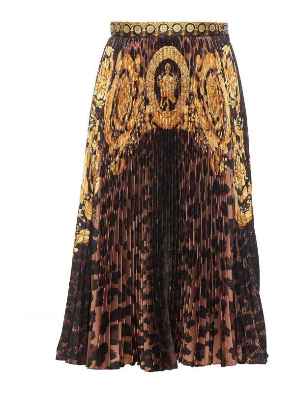 Versace Jupe Midi - Marron