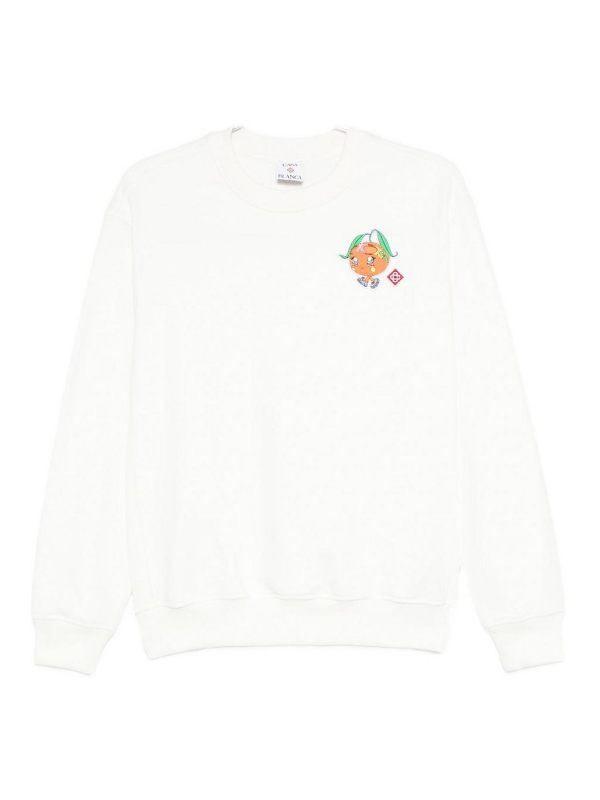 Casablanca Pull Col Rond - Orange