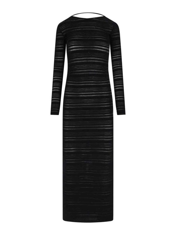 Andreādamo Robe Au Genou - Noir
